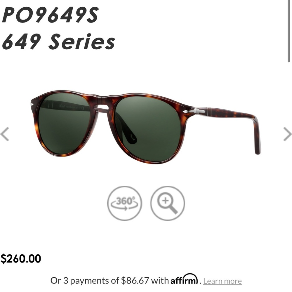 PERSOL STEVE MCQUEEN SUNGLASSES PO9649S
649 Series